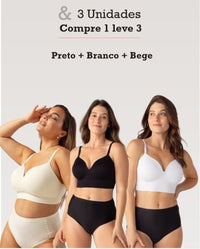 Preto + Branco + Bege